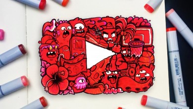 a doodle drawing of youtube's logo to share the best drawing youtube channels