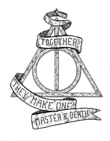 Together they make one: Master of Death drawing