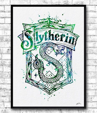 Slytherin house drawing