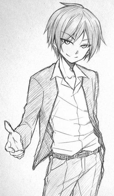 easy manga boy drawing