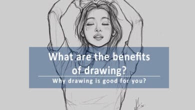 a drawing of a girl thinking what are the benefits of drawing why is drawing good for you